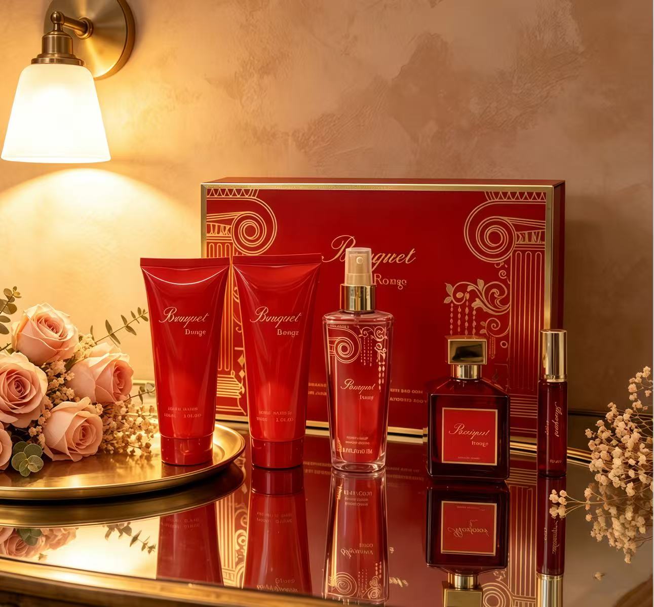 Bouquet rouge 5pc set